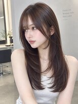 エラン トウキョウ 学芸大学店(elan tokyo)&nbsp;透明感シアーブラウン/ハッシュカット/レイヤーカット