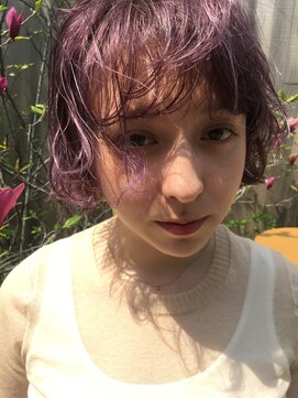 アスター(astar) 【Astar】透明感ピンクボブ