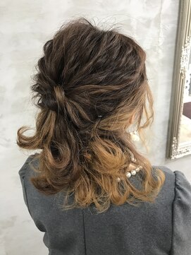 エスト 小倉(est) “結婚式参列セット“ボブハーフアップバージョン