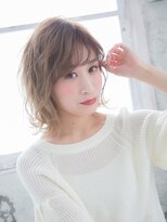 と和×美髪クリニック 巣鴨店 ハイトーンウェーブミディ　と和・巣鴨店