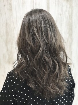 ジーナ セントラル銀座(Zina) セシルカットフリンジウェーブ×大人かわいい前髪ココアブラウン