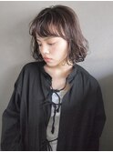 【nanuk*UEKI】大人かわいい*軽め前髪*オリーブカラー