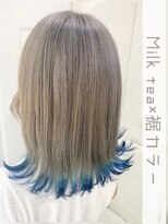 ウーロス(uros.)&nbsp;ミルクティー×裾カラー