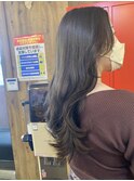 ぷるんと韓国ヘア◎カーキベージュ