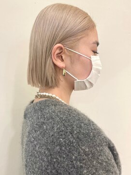 マジコ 下北沢本店(Magico) 【magico】ハイトーン×ショートボブ　ホワイトブリーチ