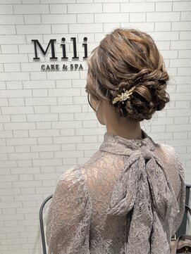 ミリ 千歳烏山(Mili CARE&SPA) ヘアセット　着付け