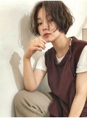■こなれ感無造作パーマひし形抜け感グラボブたまプラーザ1-2★
