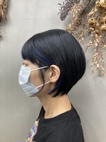 エニィ 錦糸町(enny)&nbsp;前下がりボブ×インナーカラー