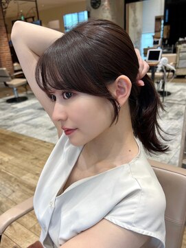 アフロート ルヴア(AFLOAT RUVUA) ＊20代30代40代◎結んでも可愛い小顔顔まわりレイヤーカット