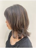 【tricca代官山】白髪ぼかしハイライト/アッシュベージュ