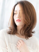 ドクターズ サロン ラブ(Dr's Salon LAB) 外国人風ハイトーンカラー外ハネくびれロブｊ古河20代30代40代