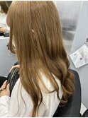 .ブリーチ1回×ミルクティーベージュ.