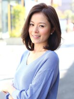 ラルユー 金山(LallYou)&nbsp;美髪/ピンクブラウン/切りっぱなしボブ/エアリーロング