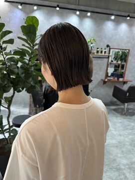 シールドヘアー 沖縄 新都心(C'LD Hair) 【C’LD 】切りっぱなしボブ/ぷつっとボブ/髪質改善/ストレート
