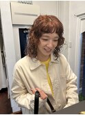 *ミディアムウルフ×スパイラルパーマ/パーマ女子