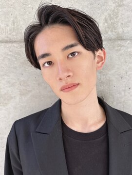 ロンドガルマン 名古屋(Lond GULLMAN) 【Lond GULLMAN江村】ラフに緩く決まる七三パート