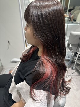 ユニック ウメダ(unique UMEDA) 梅田/インナーカラー/ピンク/20代/30代