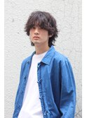 マッシュウルフ×スパイラルパーマ