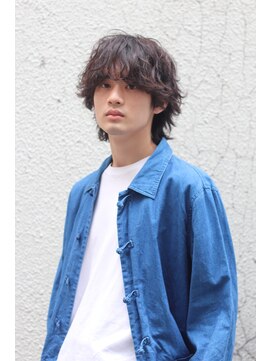ブークル(boucle) マッシュウルフ×スパイラルパーマ