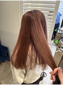 大人女性*ピンクベージュ［守谷/カラー/ブリーチ/暖色］