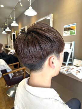 ヘアーメイクロージー 八軒店 (HAIR MAKE ROSY) ツイストスパイラルパーマツーブロックマッシュメッシュフェード