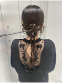 【新宿駅/新宿三丁目/ヘアセット/カチモリヘア/結婚式ヘア】
