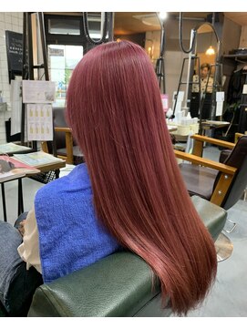 ファスナー(fustener) ピンクカラー