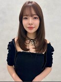 06ミディアムレイヤー/ワンカール/小顔カット/イメチェン