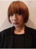パツっとボブ/ブロンドベージュ