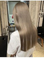 ロジッタ(ROJITHA) 【ROJITHA原宿表参道】艶髪ストレート×ミルクティーベージュ