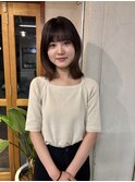 バッサリ!子供っぽくならないボブ