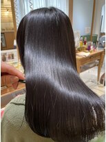 ラボアン 梅田店(lab.em.) 透明感カラー×柔らかいオリーブベージュ