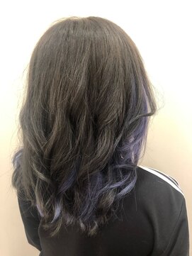 いろあそび 町田 ブルーバイオレット×インナーカラー