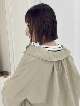 シーン(scene) 地毛風straight × ミルクティーブラウン × bob