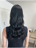 暗めカラークールフェミニンウェーブ