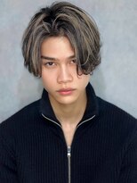 MEN'S HAIR BLEACHi 北18条店【12月5日オープン（予定）】 【BLEACHi】かきあげセンターパートシャドウルーツ
