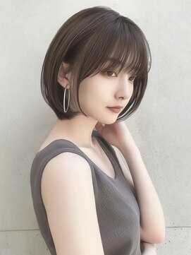 ユーフォリア 銀座(Euphoria) 韓国/小顔/黒髪/ココアベージュ/銀座/ショートボブ