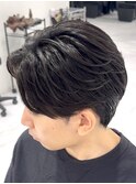 名古屋メンズ曲がる縮毛矯正センターパート