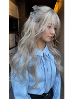 エゴル ナゴヤサカエ(ENGOL NAGOYA SAKAE)&nbsp;坂野貴哉/ホワイトベージュ/ハイトーンカラー