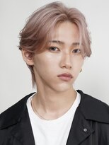 サンクマーケット 渋谷(cinq MARKET) 渋谷メンズカットブリーチカラーピンクベージュアッシュカラー