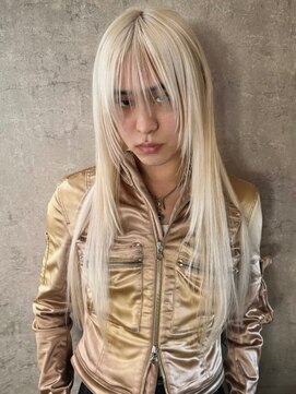 ネハス 名古屋栄店(nehus.) MEN’S HAIR/サーフカール/刈り上げセンターパート/ブリーチ