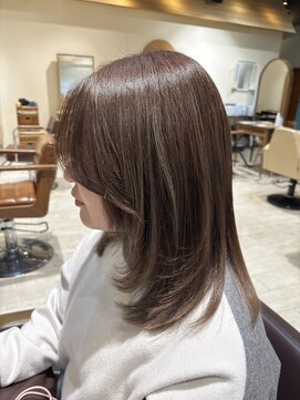 サロン ド ソーホー 蕨(Salon de SOHO) モカベージュ+顔周りレイヤー◎【中川 史菜】