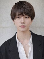 オグジュアリー 表参道(aux.)&nbsp;束感黒髪ナチュラル人気流行フェザーパーマ韓国風