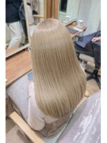 ヌフ(neuf) ミルクティーベージュ/髪質改善トリートメント/美髪カラー