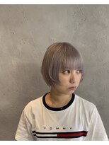 ピークツー 吉祥寺Second(PEAK2)&nbsp;ブリーチで作る透明感&丸みショート