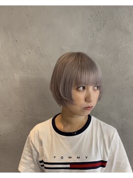 ピークツー 吉祥寺Second(PEAK2) ブリーチで作る透明感&丸みショート