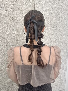 シンヘアー(SHIN HAIR) 【横田芽衣】ツイン編みおろし
