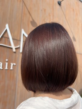 ブランシェ ヘアデザイン(BLANCHE hair design) ピンクグレージュ☆ボブスタイル