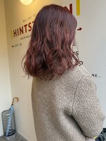 ヒントステーション(HINTSTATION)&nbsp;〈浅草 半個室〉ブラッドオレンジ×ニュアンスパーマ