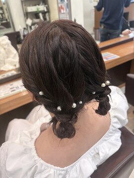 キセイ イオン多賀城店(KISEI) ゆるめツインシニヨン